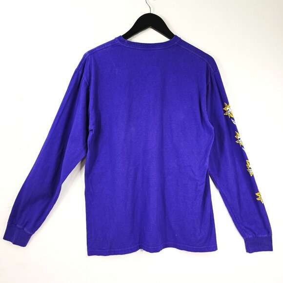 Vans The Skull Flower Off The Wall Long Sleeve Graphic T-Shirt Tee Yellow - Picture 8 of 9